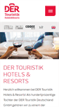 Mobile Screenshot of dertouristik-hotels.com